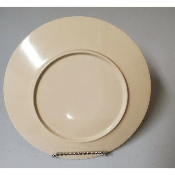 Pottery Barn Kids Alphabet Plate Melamine Owl - Picture 2 of 4